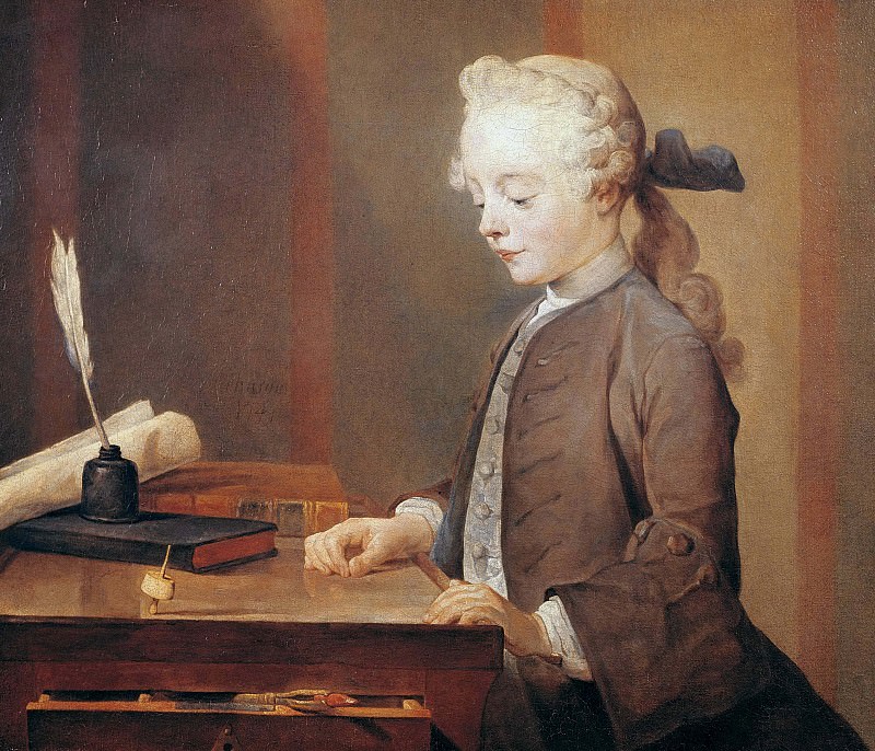 Portrait of Augustus Gabriel Godefroy. Jean Baptiste Siméon Chardin