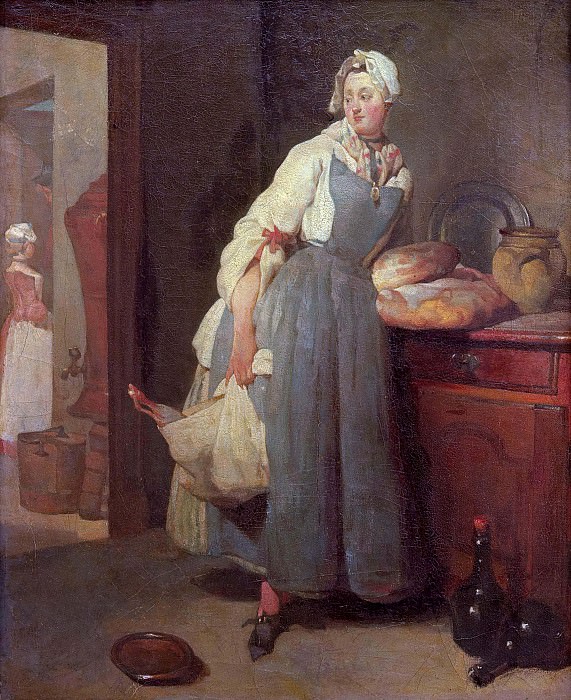 La pourvoyeuse. Jean Baptiste Siméon Chardin