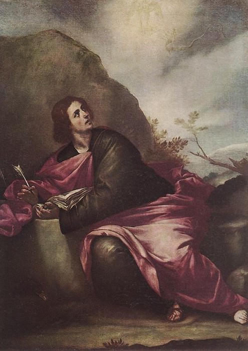 St John The Evangelist On Pathmos. Alonso Cano