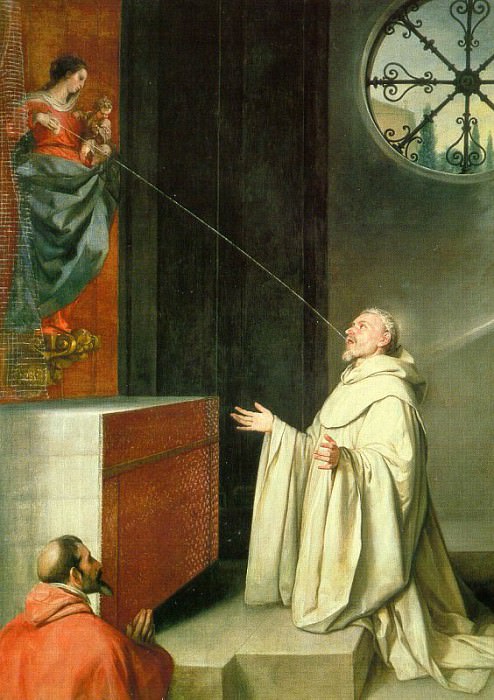 The Vision Of St Bernard. Alonso Cano