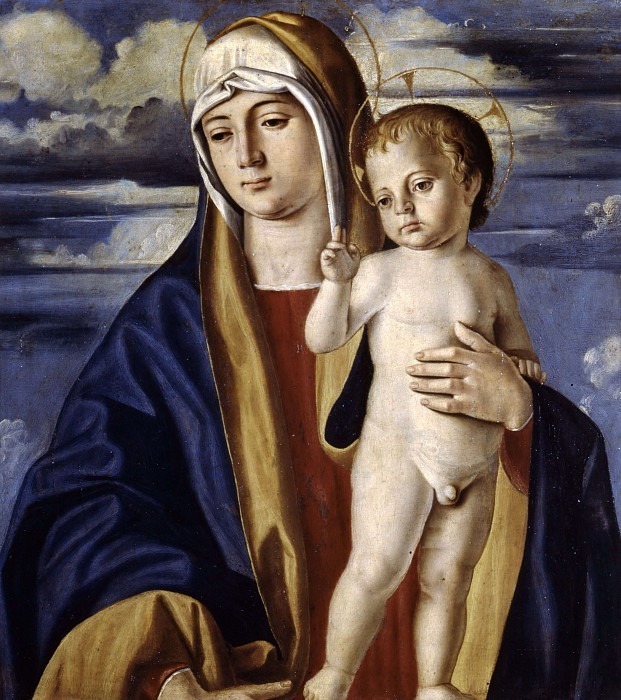 Мадонна с младенцем (Полиптих Корнальба). Кристофоро Казелли