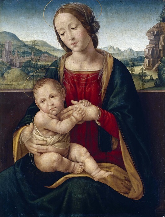 Мадонна с младенцем. Лоренцо ди Креди (Мастерская)