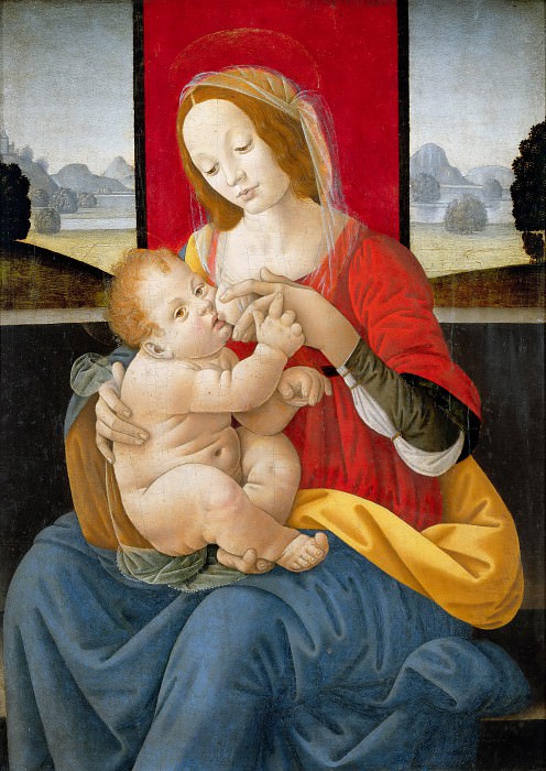 Мадонна с Младенцем (мастерская). Лоренцо ди Креди