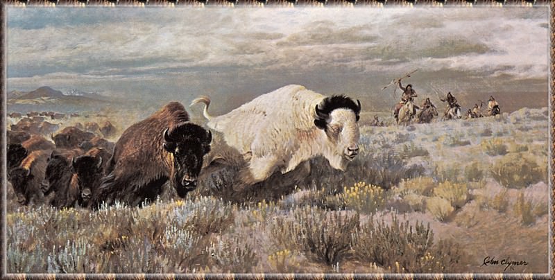 White Buffalo. John Clymer