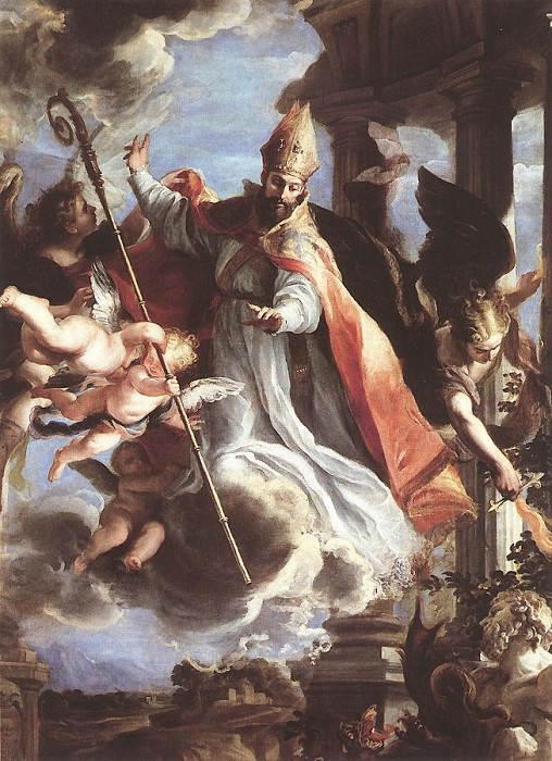 COELLO Claudio The Triumph Of St Augustine. Claudio Coello