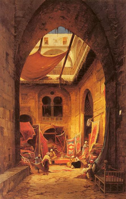 Arab Carpet Merchants. Hermann David Solomon Corrodi