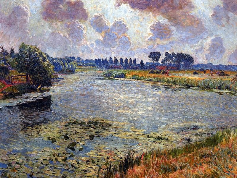 View on the Leie Sun. Emile Claus