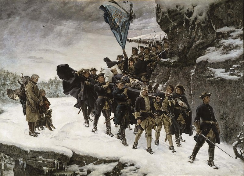 Перевозка тела короля Карла XII в Швецию, Густав Олаф Седерстрём