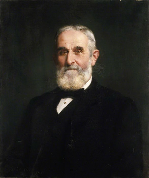 Sir John Evans (1823–1908). John Collier