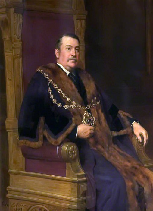 Samuel Radcliffe Platt, Mayor of Oldham. John Collier