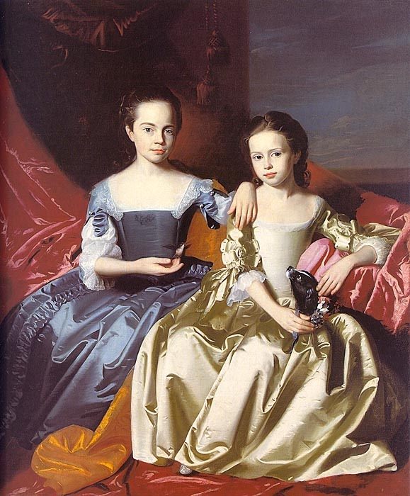 MARY MACINTOSH ROYALL AND ELIZABETH ROYALL, 1758. John Singleton Copley