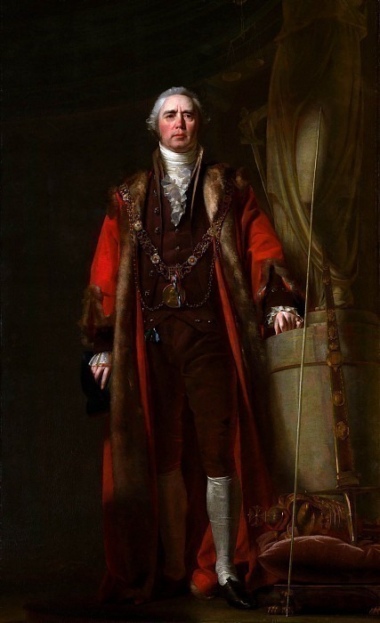 Charles Thorp as Lord Mayor of Dublin. William Cuming