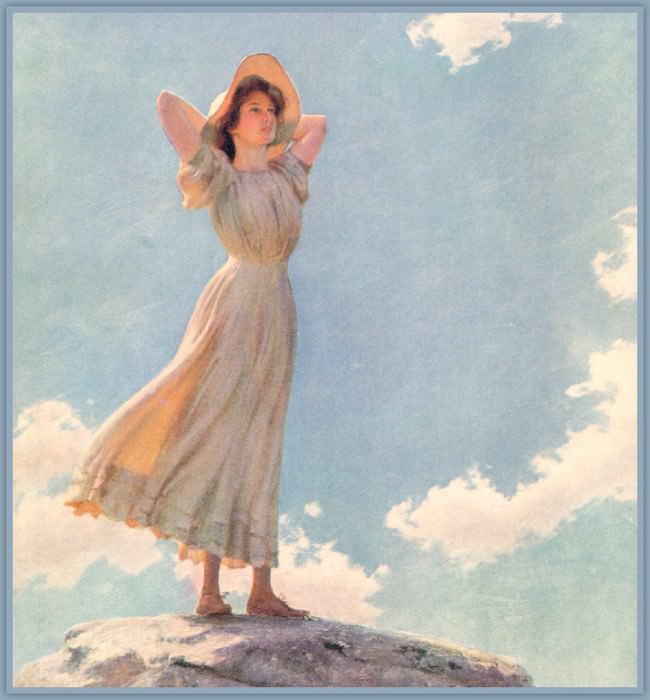 Curran Magazine-Cover-1912. Charles Courtney Curran
