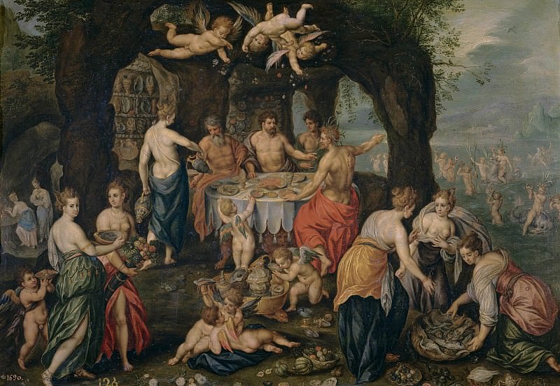 Banquet of the Gods. Hendrick de Clerck