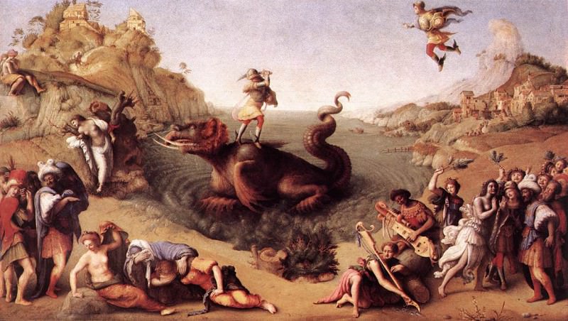 Персей освобождает Андромеду, ок.1515. Пьеро ди Козимо