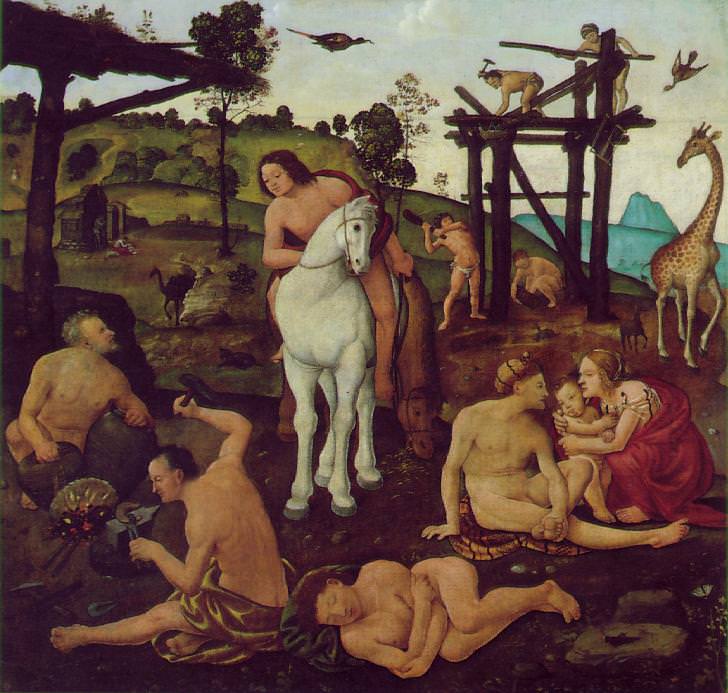 Вулкан и Эол, ок. 1495-1500. Пьеро ди Козимо