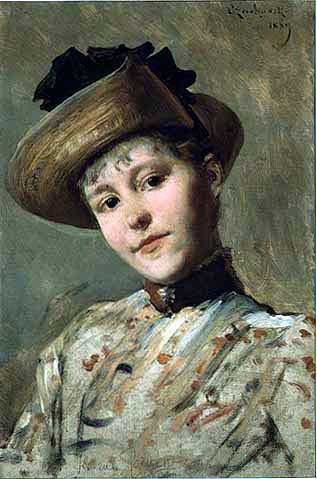 portret of mrs romer. Ladislas Wladislaw Von Czachorski