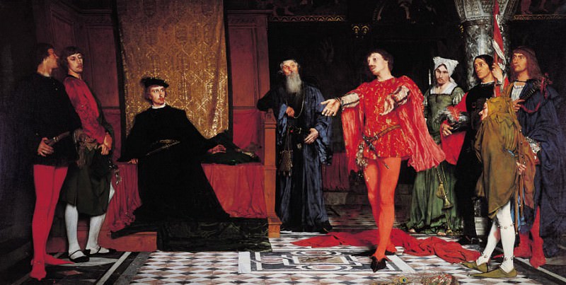 Aktorzy przed Hamletem 1875. Ladislas Wladislaw Von Czachorski