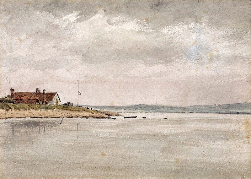 A View on the Orwell. John Constable