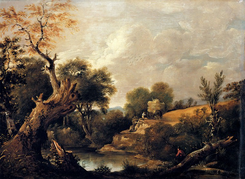 The Harvest Field. John Constable