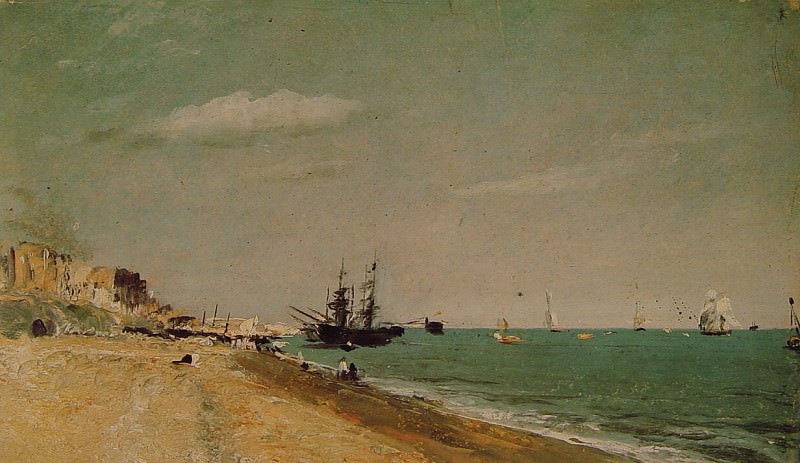 Brighton Beach with Colliers. John Constable