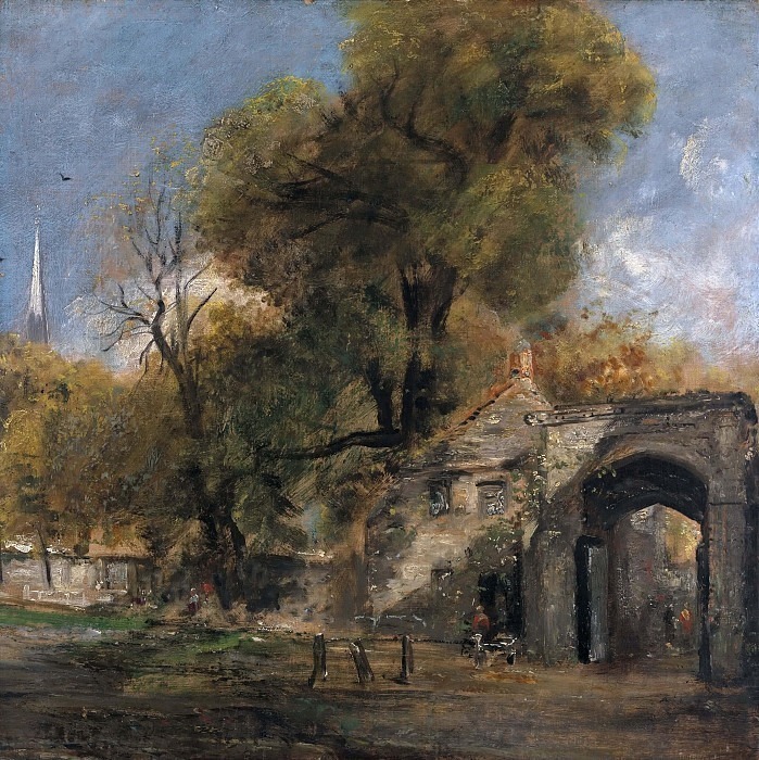 Harnham Gate, Salisbury. John Constable