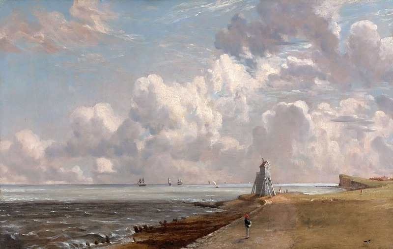 Harwich, The Low Lighthouse and Beacon Hill. John Constable