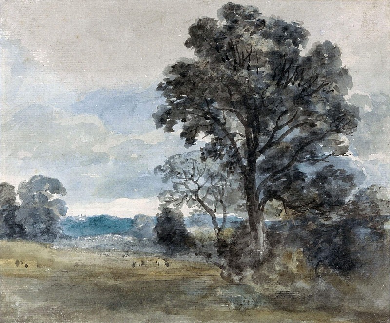 Landscape at East Bergholt. John Constable