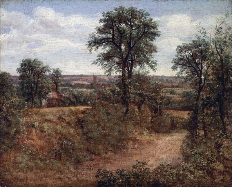Lane near Dedham. John Constable