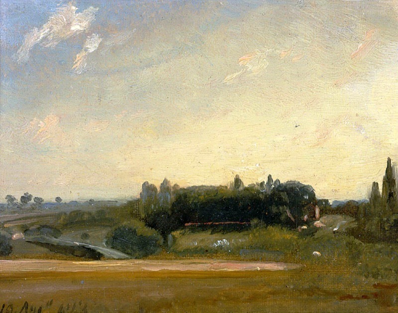 View Towards the Rectory, East Bergholt. John Constable