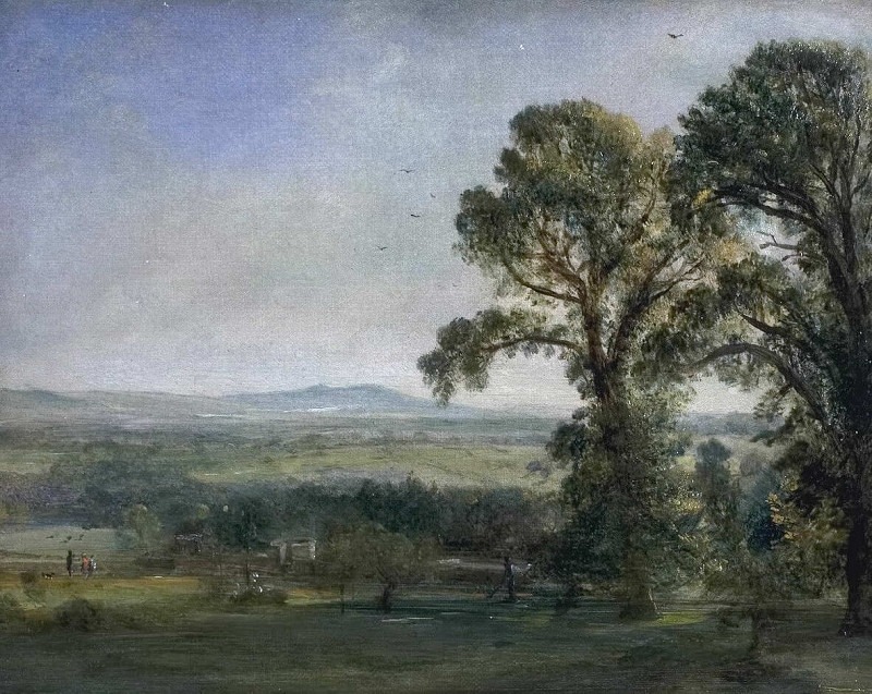 Bardon Hill, Coleorton Hall. John Constable