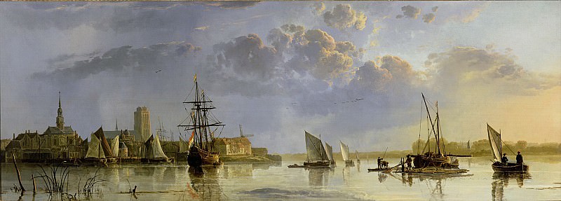 View of Dordrecht. Aelbert Cuyp