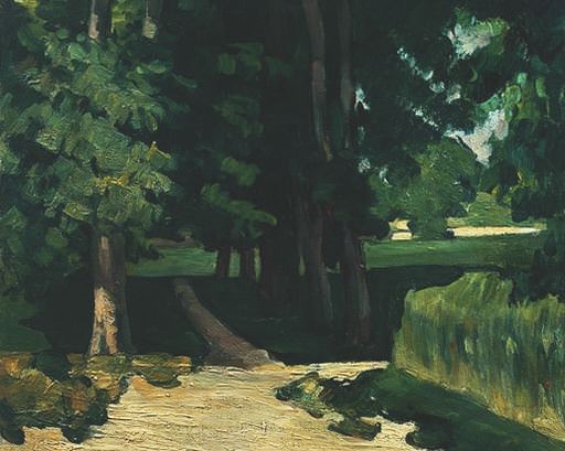 The Avenue at the Jas de Bouffan circa 1874-5, Tate. Paul Cezanne