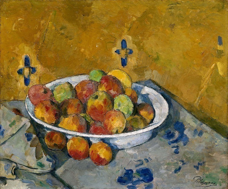 The Plate of Apples. Paul Cezanne