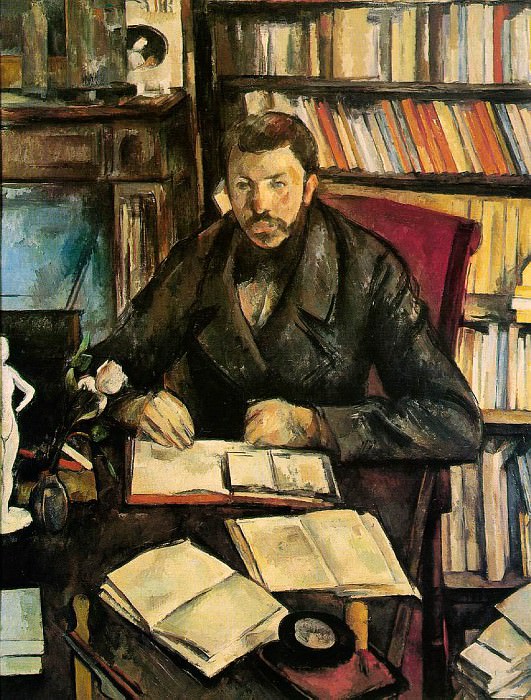 PORTRAIT OF GUSTAVE GEFFROY,1895, COLLECTION MR. AND. Paul Cezanne