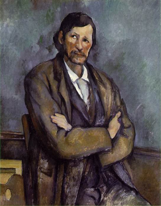 Man with Crossed Arms. Paul Cezanne