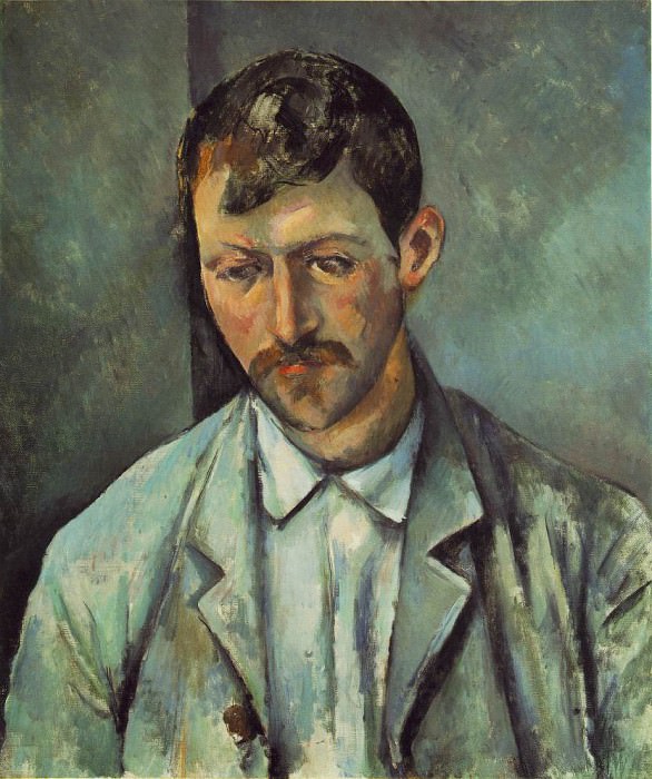 LE PAYSAN,C.1891, PRIVATE. Paul Cezanne