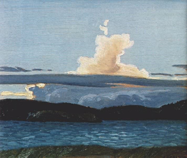 Закат, парк Алгонкин, 1942. Альфред Джозеф Кассон