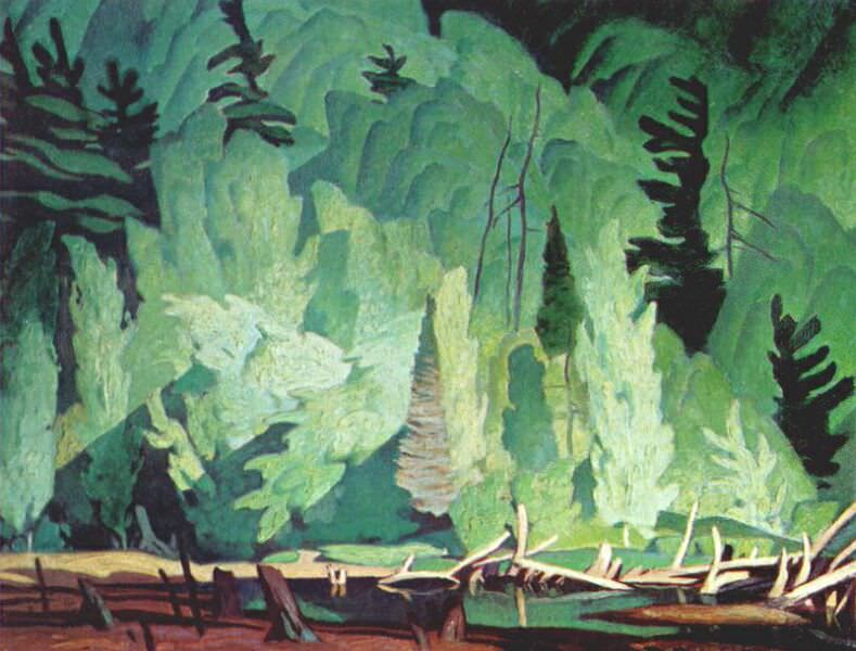 Склон горы летом, Каманискег, 1945. Альфред Джозеф Кассон