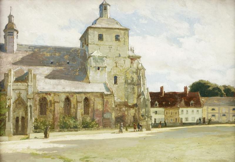 Church at Montreuil-sur-Mer. James Clark