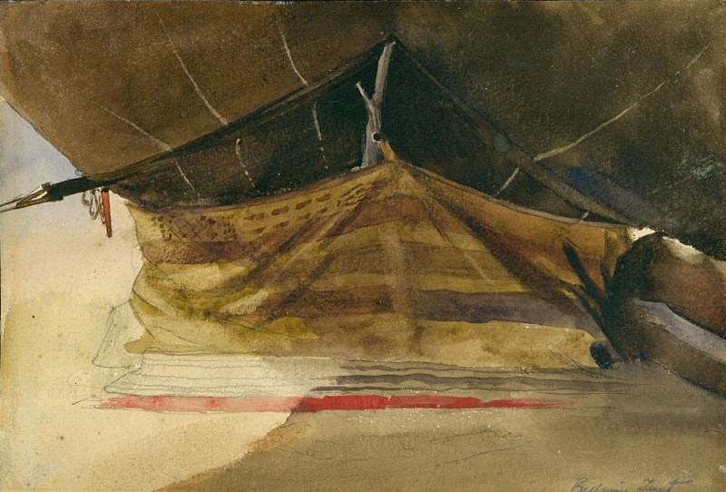 Бедуинская палатка возле Эс-Соль. Джеймс Кларк
