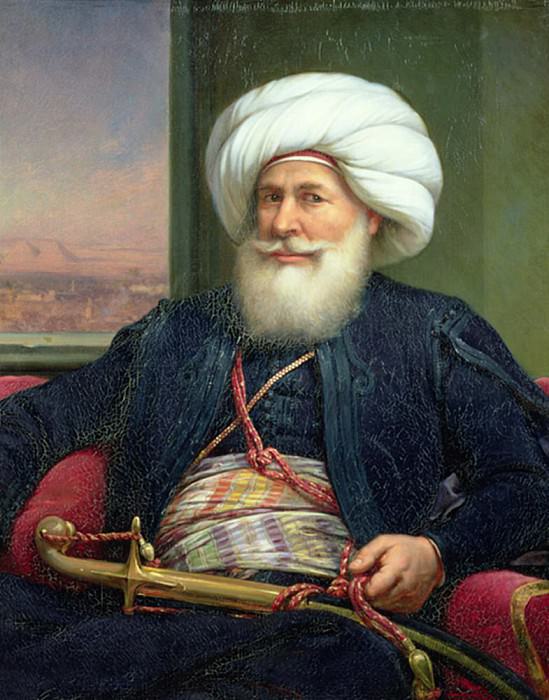 Mehemet Ali (1769-1849). Louis Charles Auguste Couder