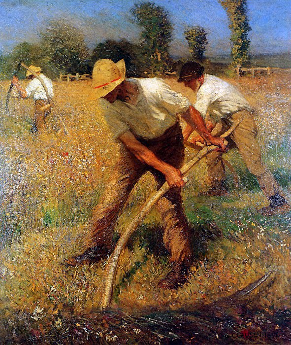 The mowers. George Claussen