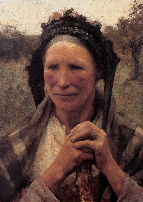 Head of a Peasant Woman. George Claussen