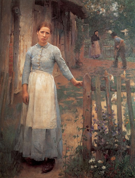 The Girl at the Gate. George Claussen