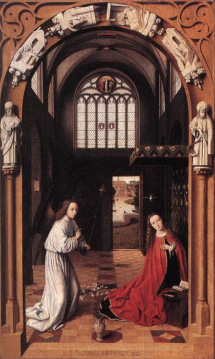 Annunciation. Petrus Christus