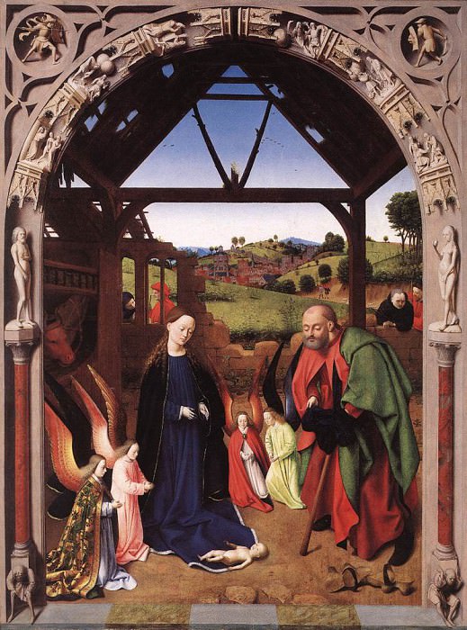 The Nativity. Petrus Christus