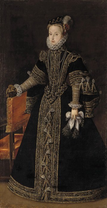 Anna Maria (1549-1580), Archduchess. Alonso Sanchez Coello