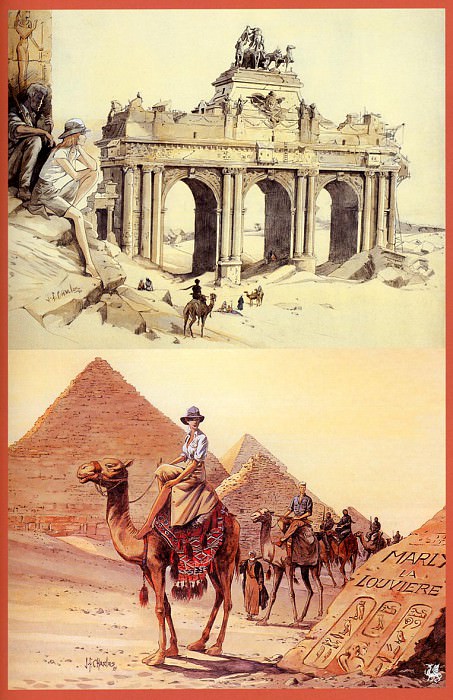 Pyramides de Gizeh. Jean-Francois Charles
