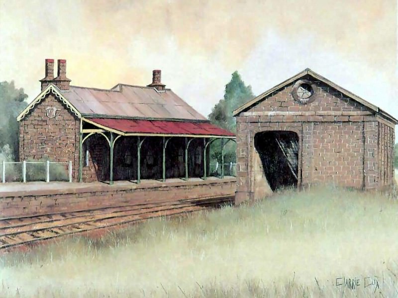railway station little river. Clarrie Cox